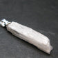 Rare Clear Natrolite Crystal Silver Pendant From Tanzania - 1.3" - 1.29 Grams