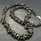 Rare Nuumite Nuummite Necklace From Greenland - 17"