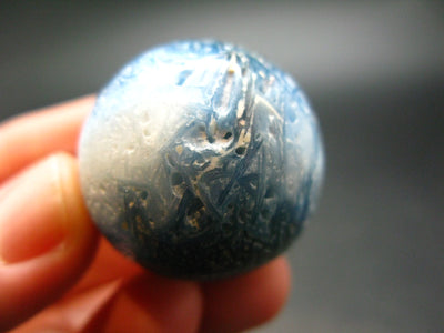 Blue Ice Glacierite Sphere from Indonesia - 1.1" - 35.51 Grams