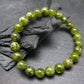 Peridot Genuine Bracelet ~ 7 Inches ~ 8mm Round Beads