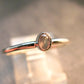 Genuine Alexandrite Gem Silver Ring From Russia - Size 8 - 1.45 Grams