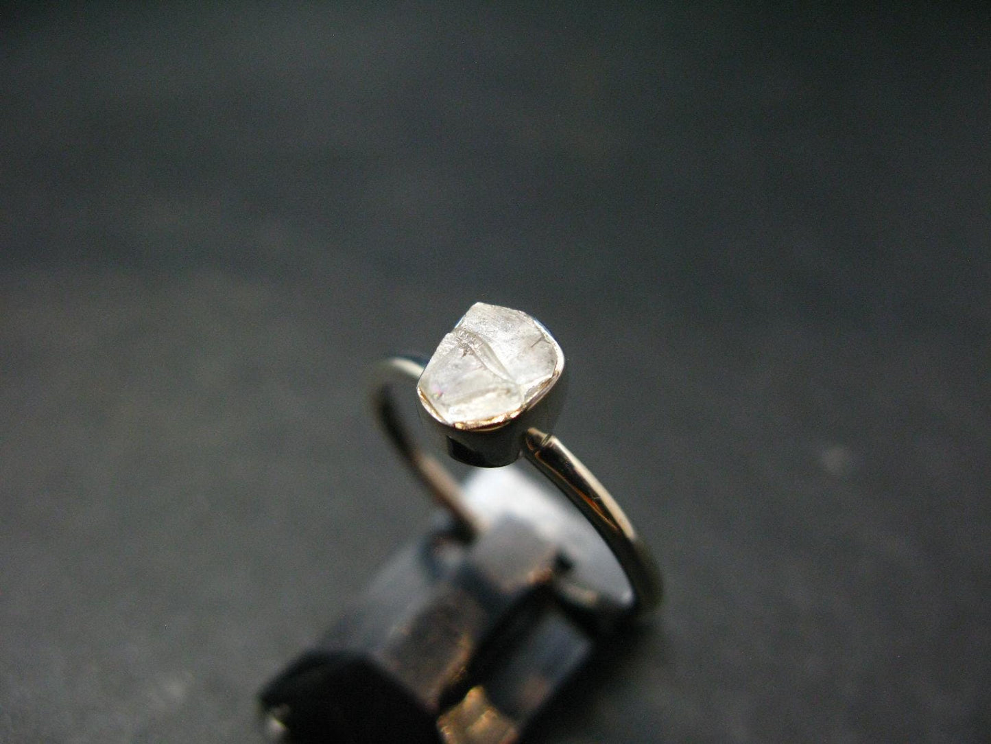 Phenakite Phenacite Sterling Silver Size 7 Ring from Russia - 1.79 Grams