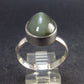 Polished Cats Eye Silver Ring From Brazil - 5.0 Grams - Size 11