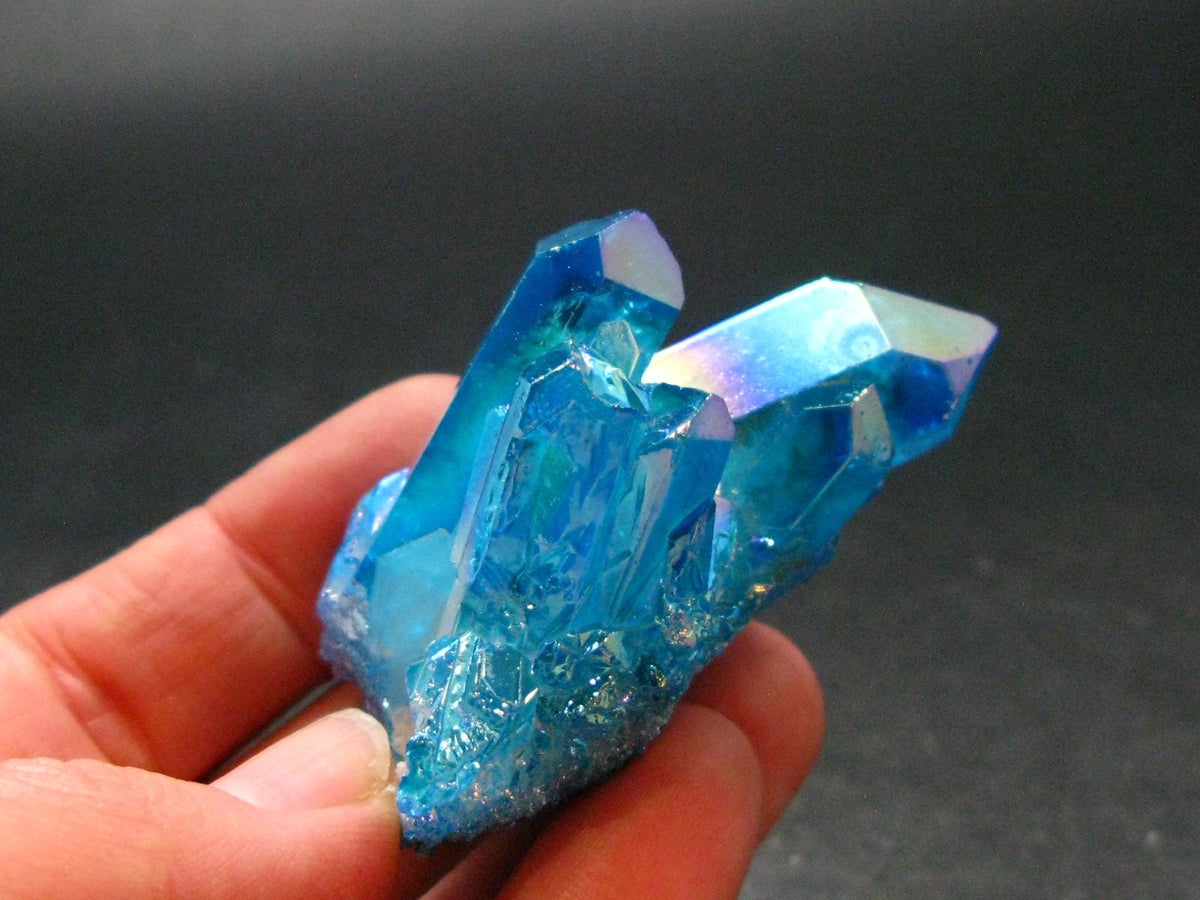 Aura Quartz Cluster From Brazil - 2.1" - 36.20 Grams