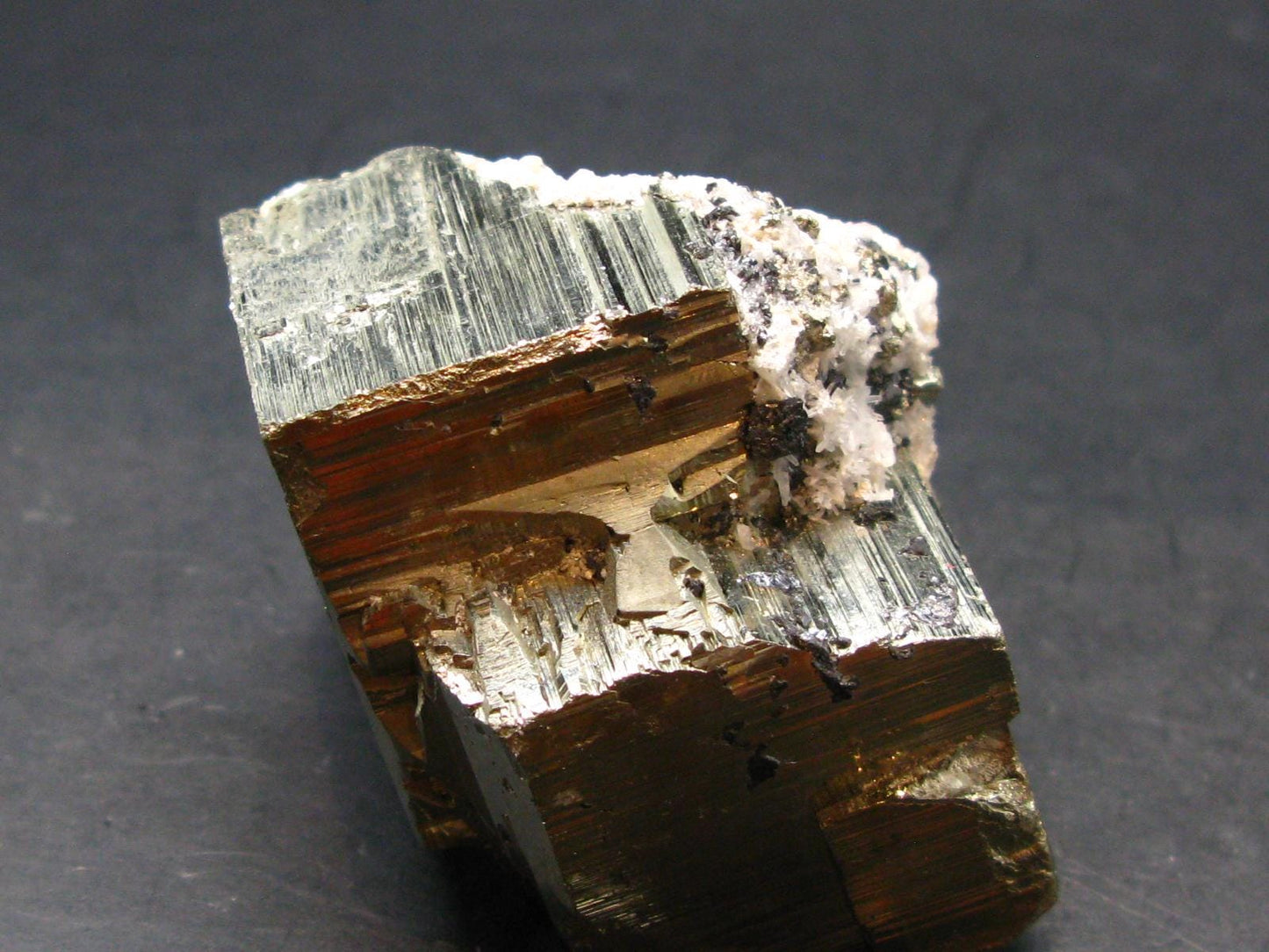 Perfect Pyrite Cube Crystal from Spain - 2.6" - 318 Grams