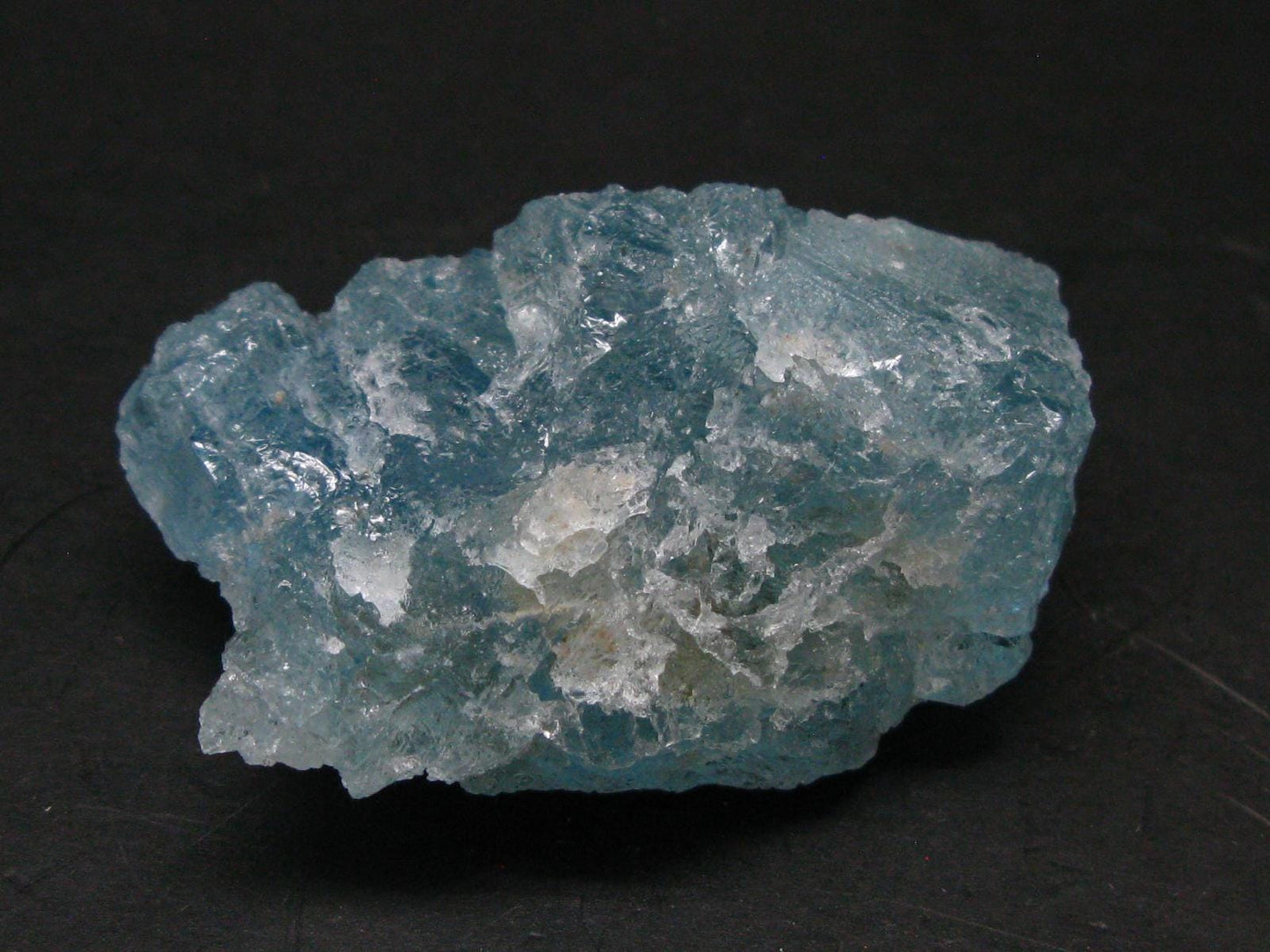 Gem Aquamarine Etched Crystal Blue Beryl From Brazil - 106.59 Grams - 2.7"