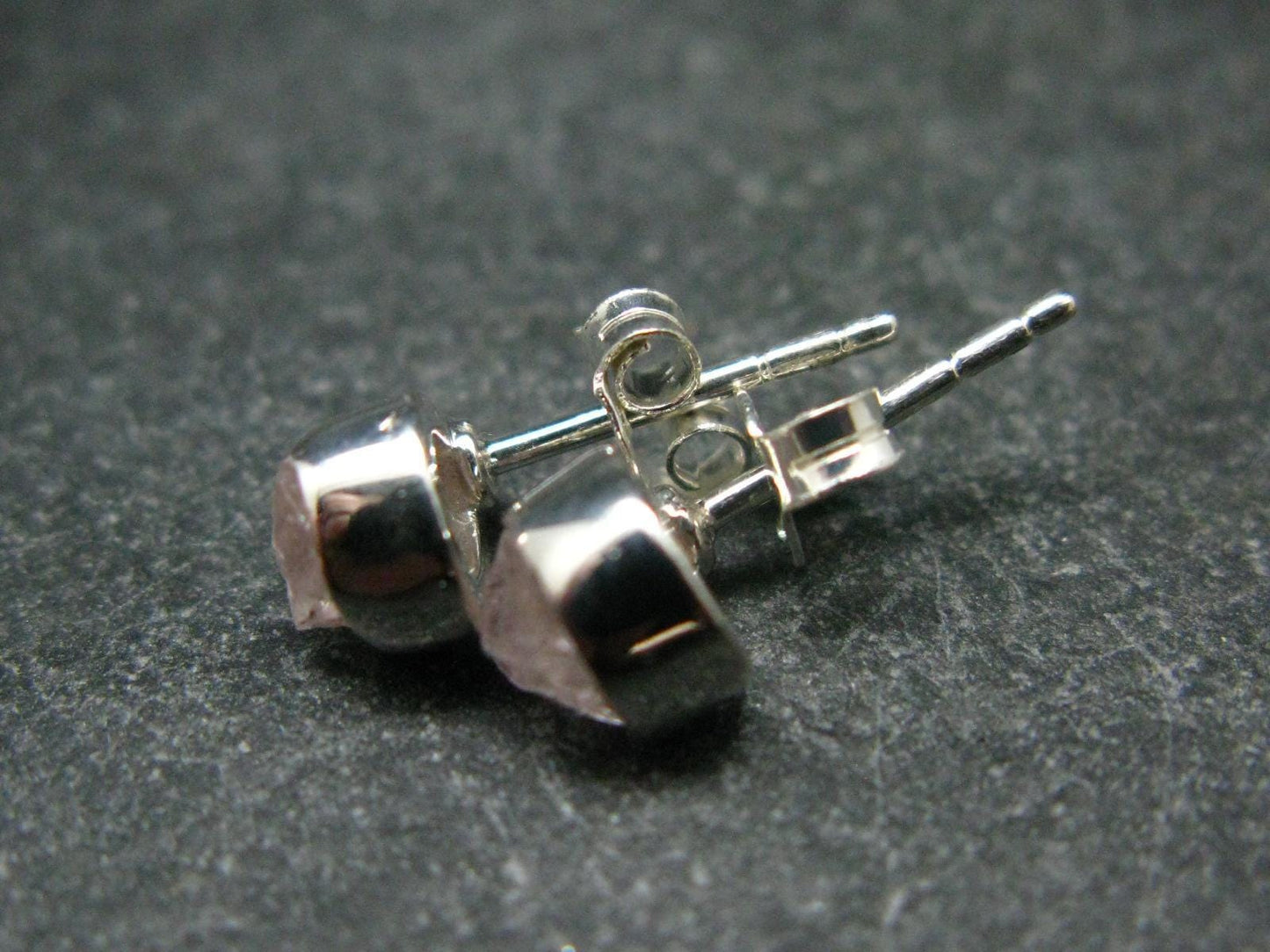 Morganite Pink Beryl Crystal Sterling Silver Stud Earrings From Brazil