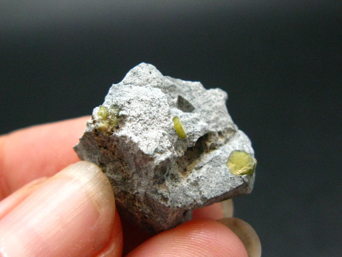 Very Rare Narsarsukite Cluster From Canada - 0.8" - 4.14 Grams