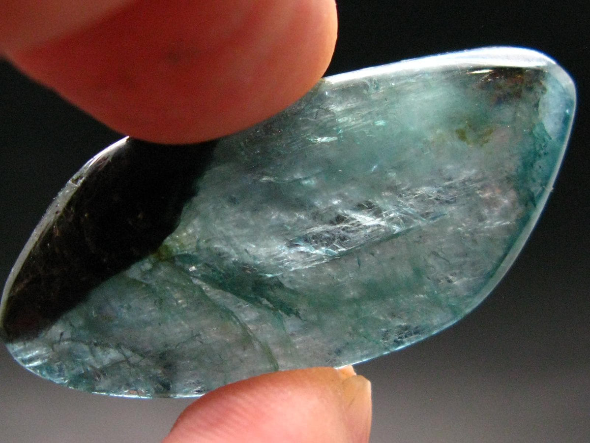 Extremely Rare Tumbled Grandidierite Stone From Madagascar - 1.7" - 37.00 Carats