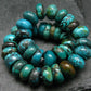 Turquoise Genuine Untreated Bracelet ~ 7 Inches ~ 10mm Rondelle Beads