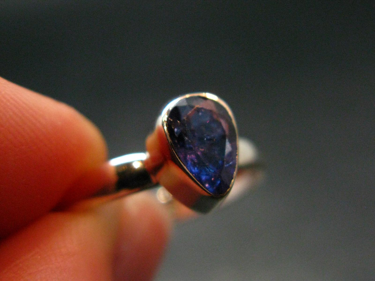 Tanzanite (Zoisite) Sterling Silver Ring - 1.97 Grams - Size 8