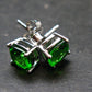 Helenite Gaia Stone Gem Sterling Silver Earrings From Washington - 0.80 Carats