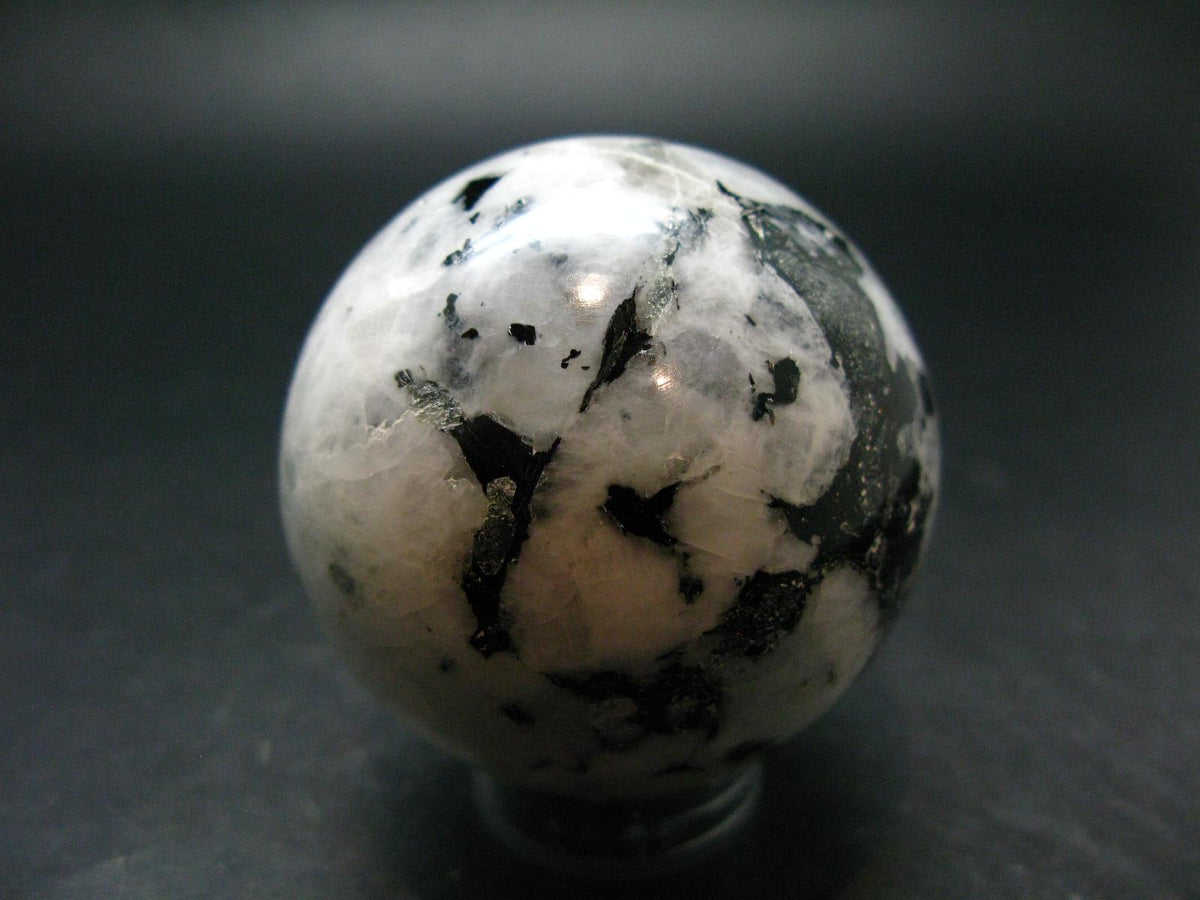 Moonstone Sphere from India - 2.4" - 303.24 Grams