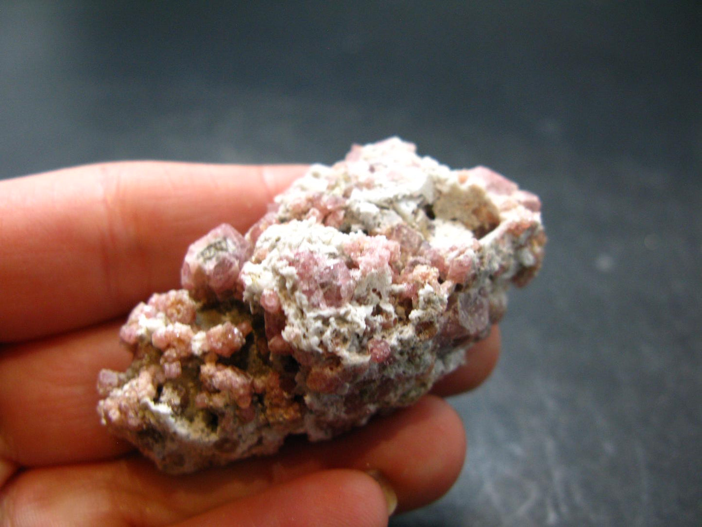 Raspberry Grossular Garnet Cluster From Mexico - 2.1" - 31.13 Grams