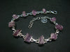 Pink Rose Imperial Topaz Silver Bracelet From Brazil- 7" - 14.8 Grams