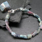 Paraiba Tourmaline Genuine Bracelet ~ 7 Inches ~ 12mm Crystal Beads