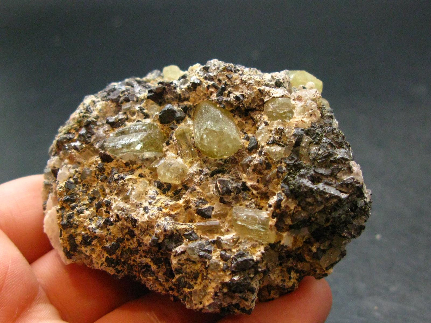 Golden Apatite Cluster From Mexico - 2.5" - 129.61 Grams