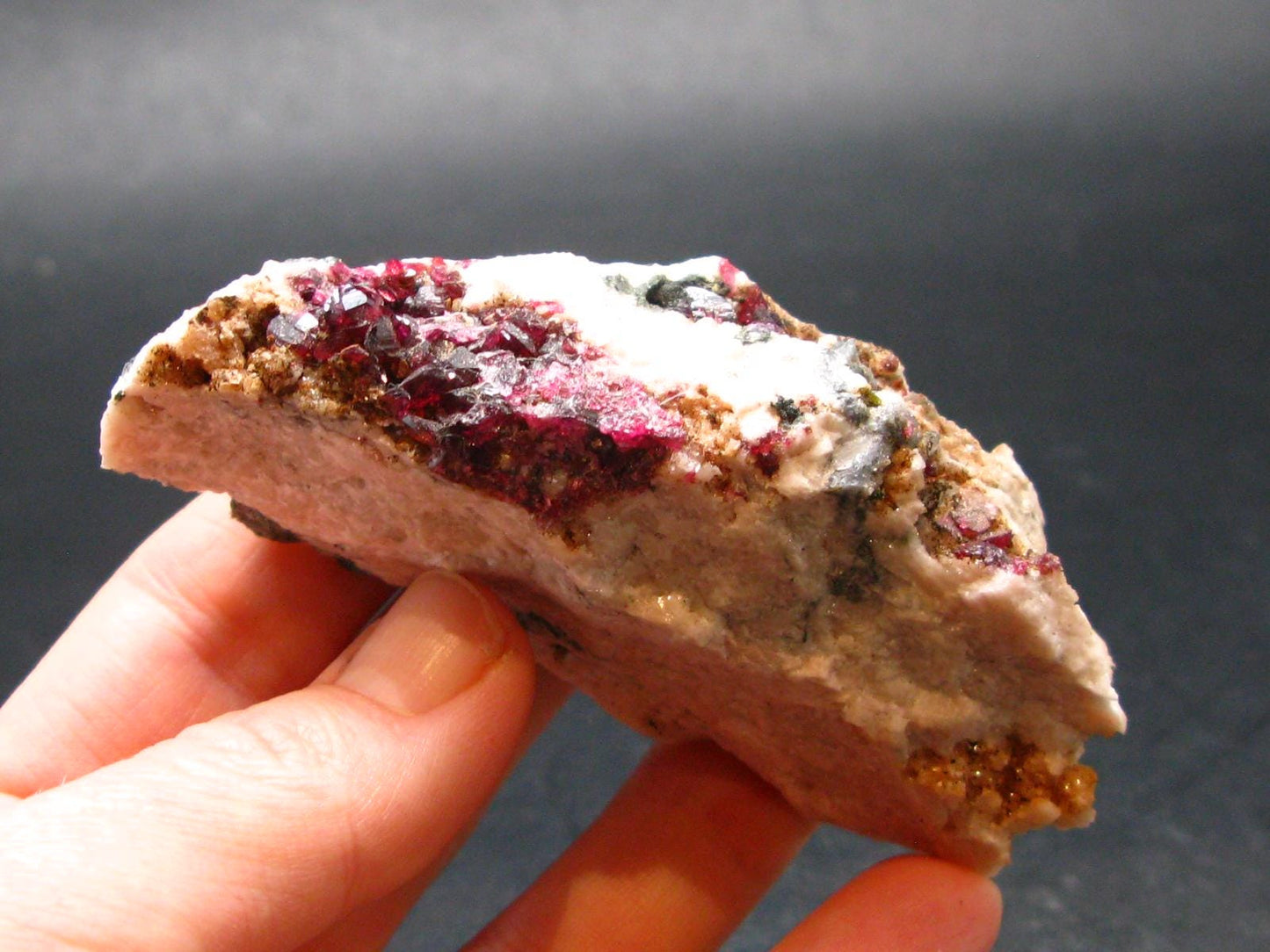 Fine Roselite Cluster From Morocco - 3.2"