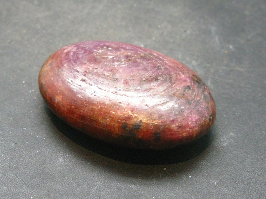 Tumbled Genuine Ruby Corundum from India - 1.8" - 45.66 Grams