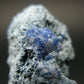 Benitoite Cluster Silver Pendant From California - 1.2" - 2.46 Grams