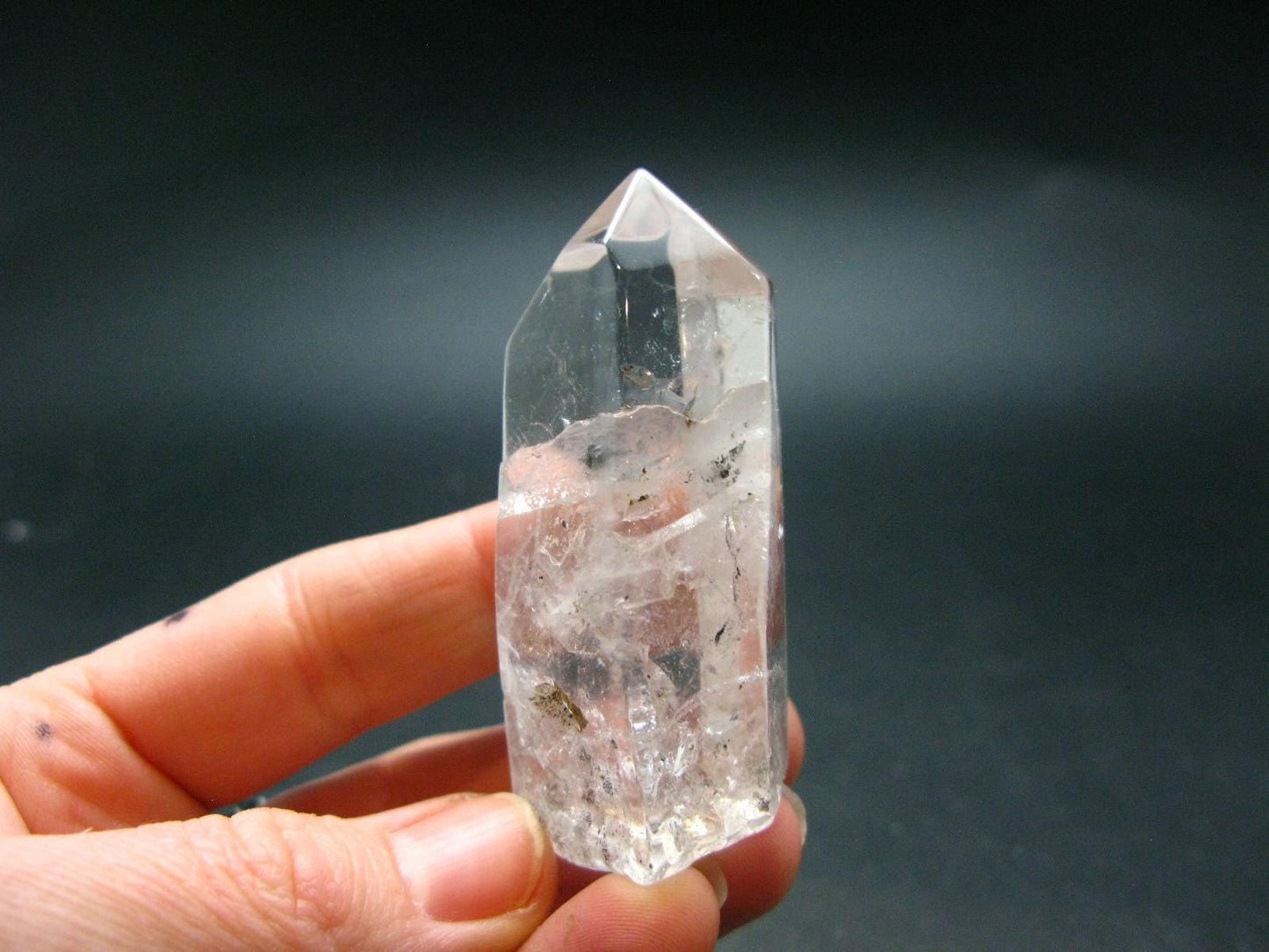 Nice Polished Tibetan Black Quartz Crystal from Tibet - 2.3" - 50.91 Grams