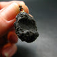 Tibetan Black Tektite Silver Pendant From Tibet - 1.1" - 4.35 Grams
