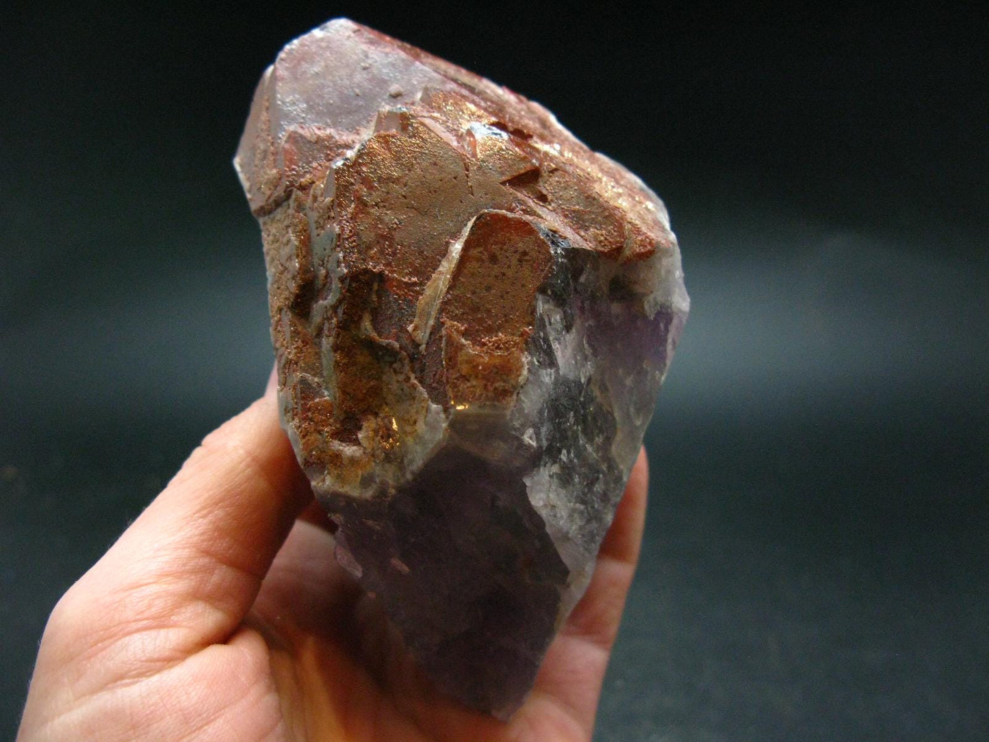 Rare Auralite Super 23 Large Crystal Amethyst From Canada - 4.1"