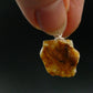 Rare Herderite Crystal Silver Pendant from Brazil - 0.9" - 3.18 Grams