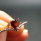 Spessartine Garnet Ring From Tanzania - Size Adjustable - 1.18 Grams