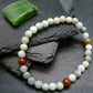Jade Jadeite Genuine Bracelet ~ 7 Inches ~ 6mm Round Beads
