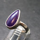Sugilite Silver Ring From South Africa - 4.36 Grams - Size 6.25
