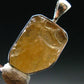 Large Natural Agni Gold Danburite Sterling Silver Pendant from Tanzania - 1.1" - 3.63 Grams