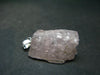 Gem Kunzite Spodumene Pendant in SS From Afghanistan - 1.1" - 3.34 Grams
