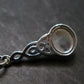 Natural Glow From Inside Moonstone 925 Silver Pendant - 1.2" - 2.33 Grams