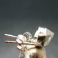 Phenakite Phenacite Stud Earrings Sterling Silver From Russia - 1.14 Grams