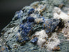 Benitoite and Neptunite on Natrolite Cluster From California - 5.3"