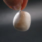 Scolecite Silver Pendant From India - 1.2"