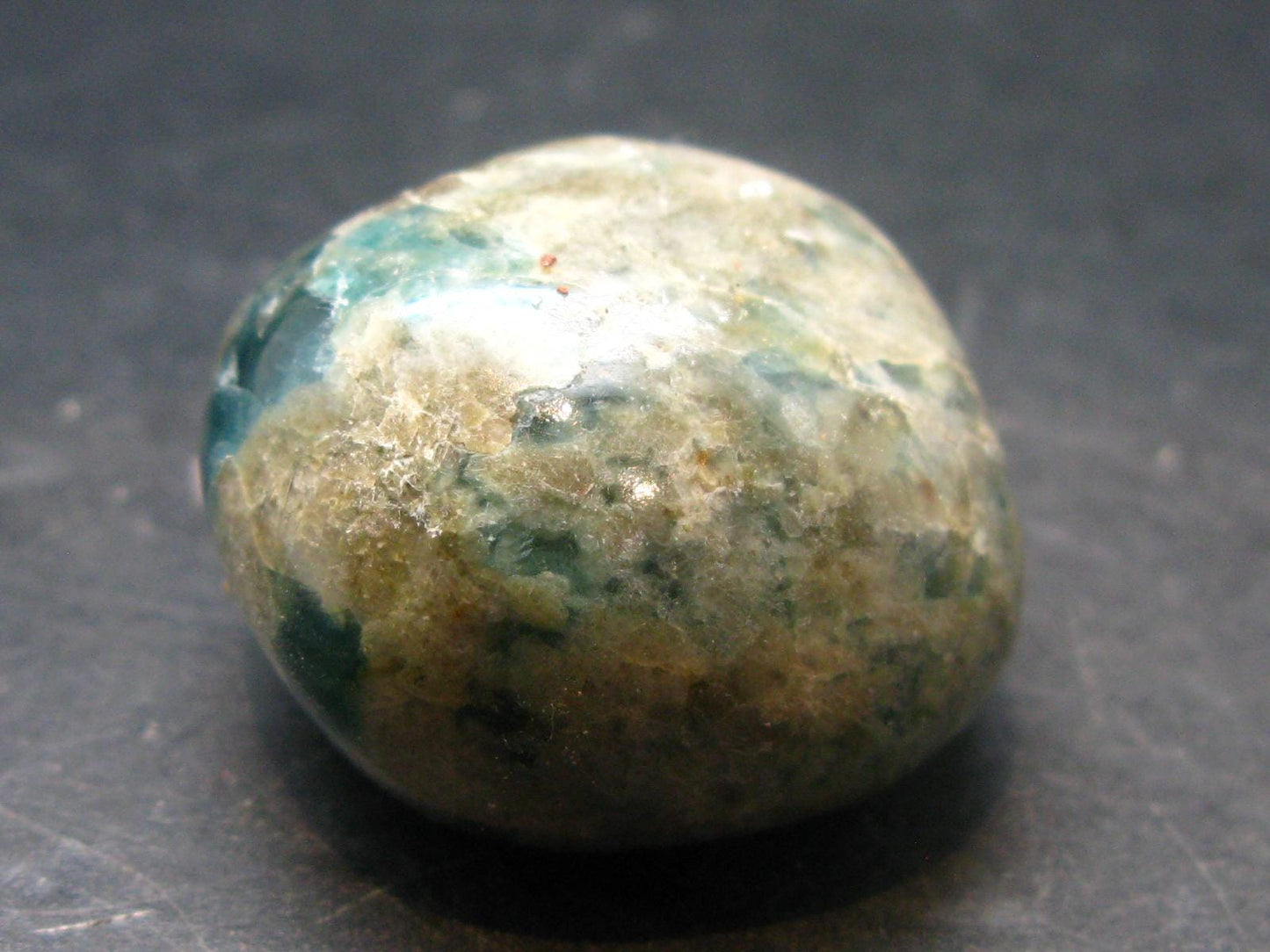 Extremely Rare Tumbled Grandidierite Stone From Madagascar - 1.2" - 191.10 Carats