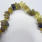 Natural Chrysoberyl Chip Bracelet, Raw Crystal Gemstone Stretch Jewelry