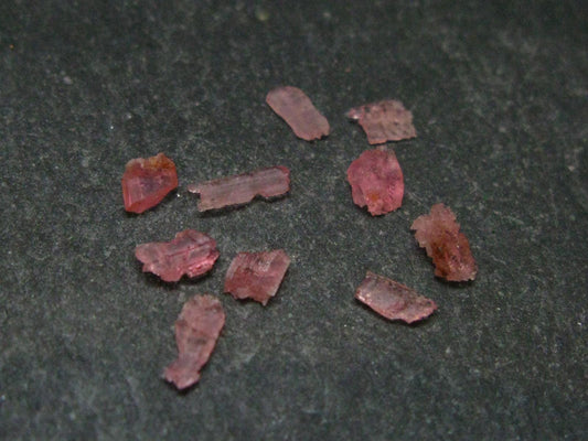 Lot of 10 Rare Gem Vayrynenite Crystals From Pakistan - 1.19 Carats