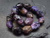 Charoite Genuine Bracelet ~ 7 Inches ~ 12mm Facetted Beads