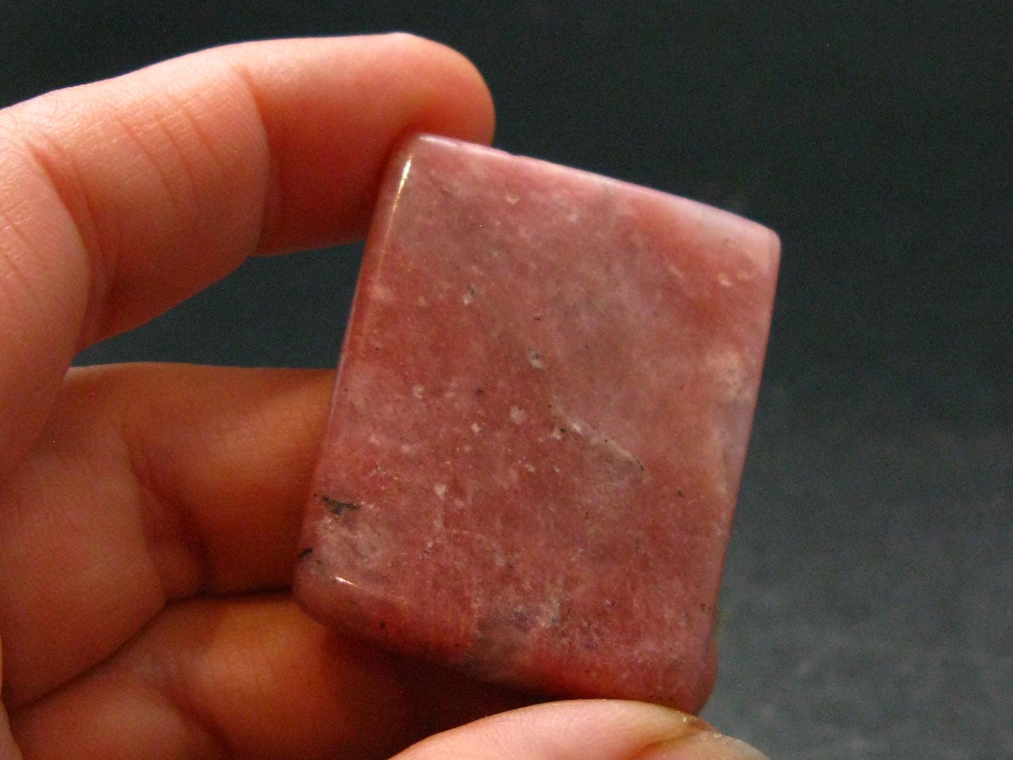 Rare Pink Petalite Tumbled Stone From Canada - 1.5" - 14.67 Grams