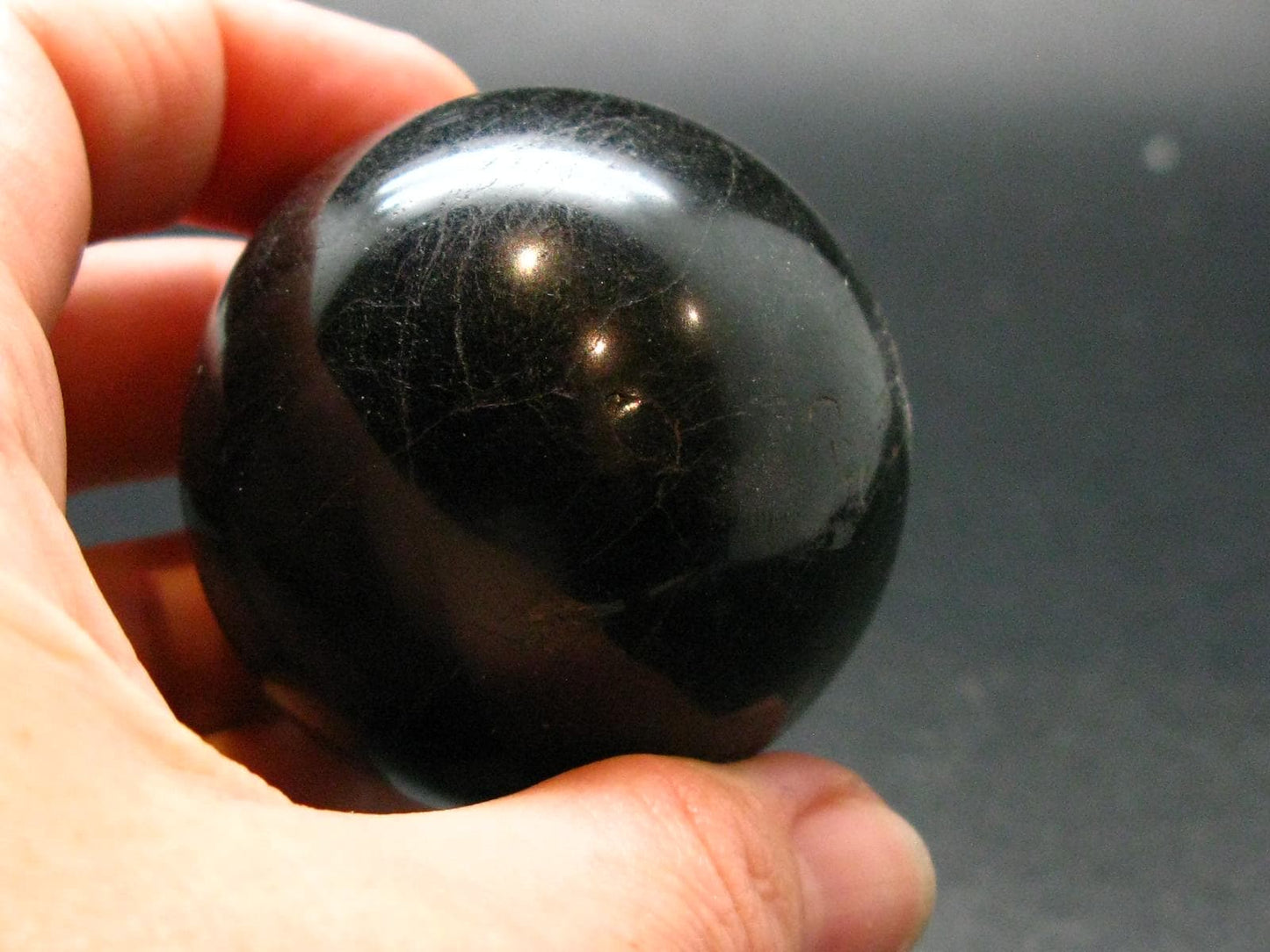 Black Tourmaline Schorl Sphere From Brazil - 162.50 Grams