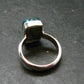Emerald Green Dioptase Crystal Silver Ring from Congo - 4.05 Grams - Size 5