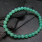 Chrysoprase Genuine Bracelet ~ 7 Inches ~ 6mm Round Beads