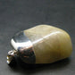 Rutilated Quartz Silver Pendant From Brazil - 1.5"