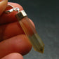 Natural Unheated Citrine Crystal Silver Pendant from Congo - 3.03 Grams