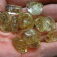 Lot of 10 Perfect Golden Scapolite Tumbled Stones from India 145.4 Carats
