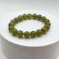 Natural Peridot Bead Bracelet | August Birthstone Jewelry
