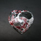 Cinnabar in Dolomite Cabochon from China - 38.19 Grams - 52x50mm